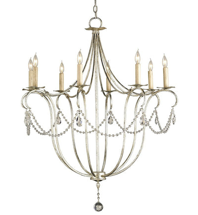 Currey & Company - Crystal Lights 31" Chandelier