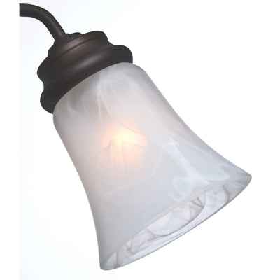 Casablanca Fan Company - 99037 - Swirled Marble Side Glass with Bell Shape (Set of 4)
