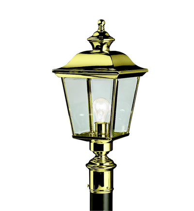 Kichler - 9913PB - Bay Shore 9.5" 1 Light Outdoor Post Lantern
