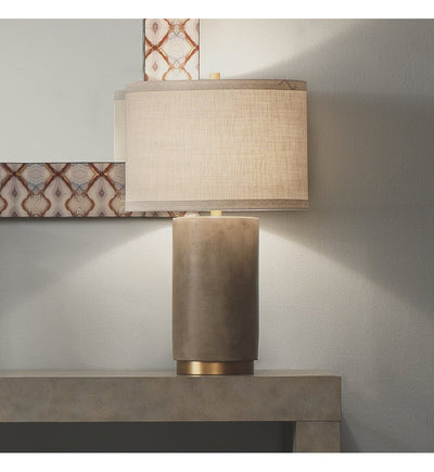 Jamie Young - 9MORTARCEMBR - Mortar 25.5" Table Lamp