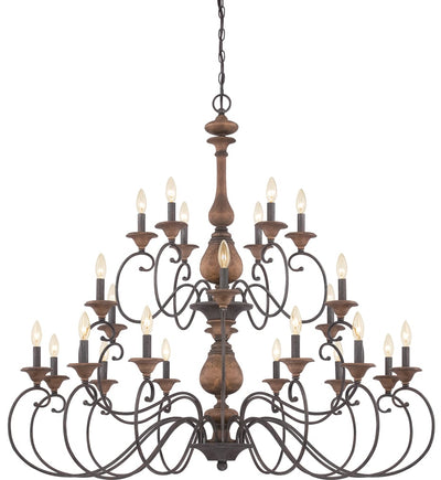 Quoizel - ABN5024RK - Auburn 48" Chandelier