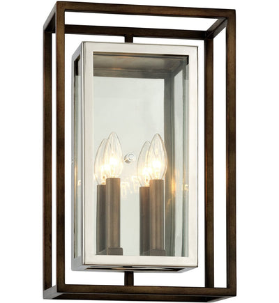 Troy Lighting - B6513-BRZ/SS - Morgan 17" Outdoor Wall Sconce