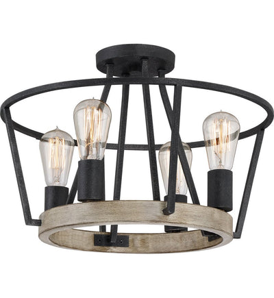 Quoizel - Brockton 17.5" Semi-Flush Mount