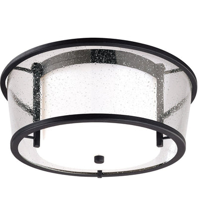 Troy Lighting - C1350-TBK - Bennington 15" Flush Mount