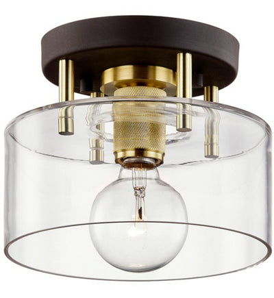 Troy Lighting - Bergamot Station 8.5" Semi-Flush