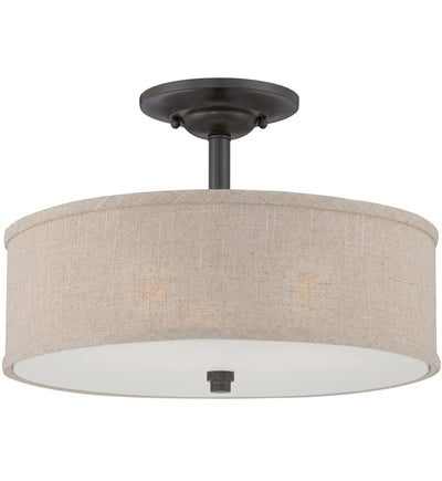 Quoizel - CRA1717MC - Cloverdale 17" Semi-Flush