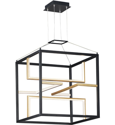 ET2 - E21224-BKGLD - Chamber 18.25" Pendant