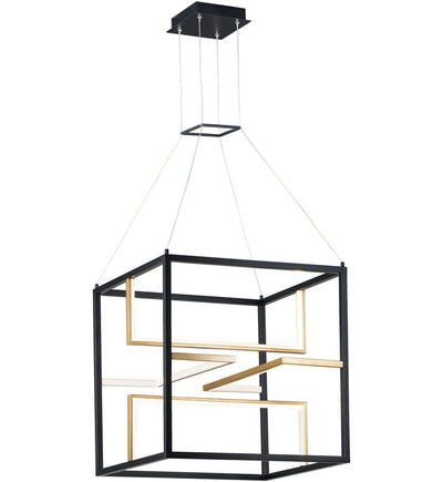ET2 - E21226-BKGLD - Chamber 23.75" Pendant