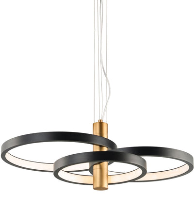 ET2 - E24326-BKGLD - Hoopla 33.5" Pendant