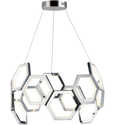 ET2 - E24893-PC - Polygon 30" Pendant
