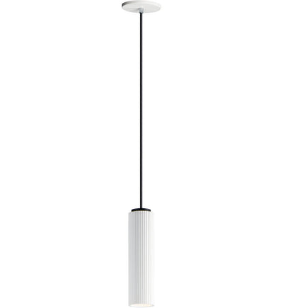 ET2 - E25038-WTBK - Pleat 3.25" Pendant