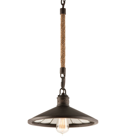 Troy Lighting - F3144-HBZ - Brooklyn 12" Pendant