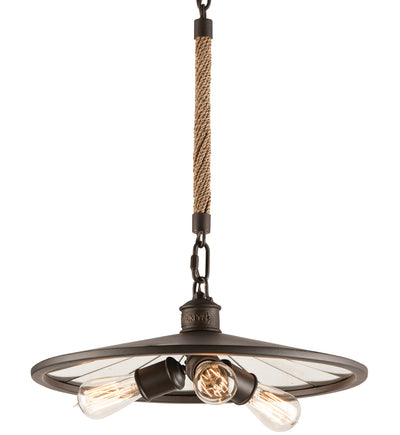 Troy Lighting - F3145-HBZ - Brooklyn 18" Pendant