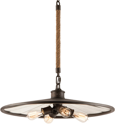 Troy Lighting - F3146-HBZ - Brooklyn 26" Pendant