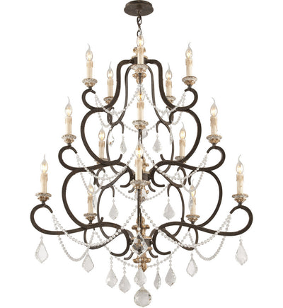 Troy Lighting - F3517-PZ/DG - Bordeaux 43" Chandelier
