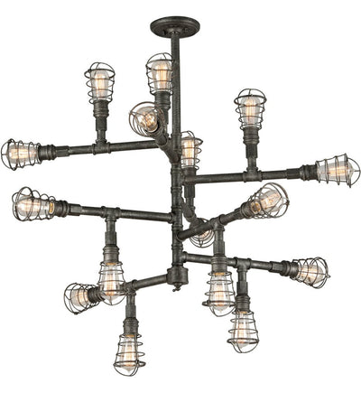 Troy Lighting - F3818-APW - Conduit 42" Chandelier