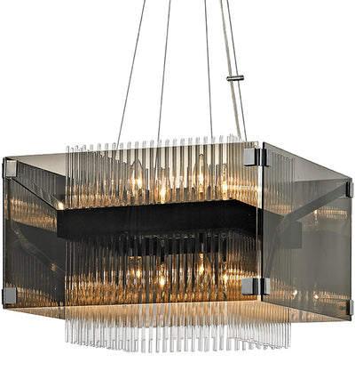 Troy Lighting - F5905-BRZ/PC - Apollo 20.5" Chandelier