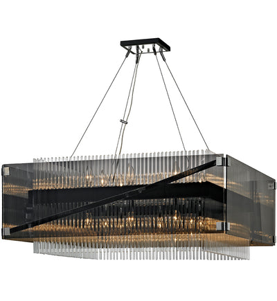 Troy Lighting - F5907-BRZ/PC - Apollo 34.5" Chandelier