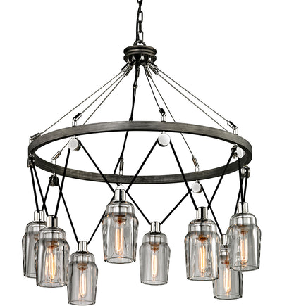 Troy Lighting - F5998-GRA/PN - Citizen 33.75" Chandelier