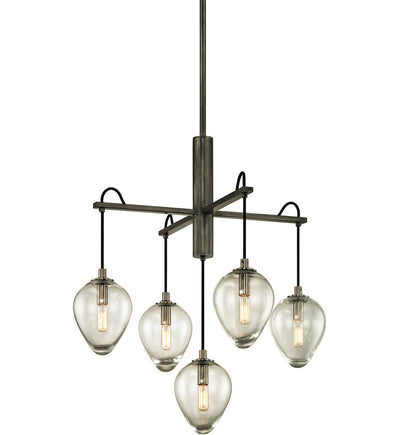 Troy Lighting - F6206-GRA/BCR - Brixton 26" Chandelier