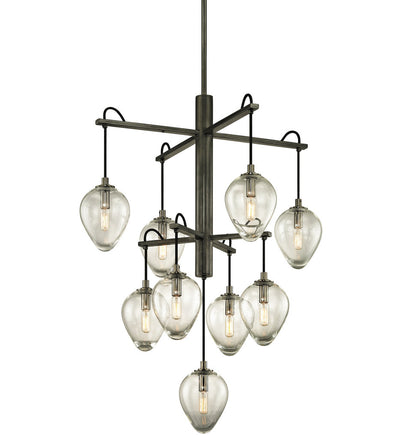 Troy Lighting - F6207-GRA/BCR - Brixton 30.25" Chandelier