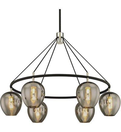 Troy Lighting - F6216-TBK/PN - Iliad 40" Chandelier