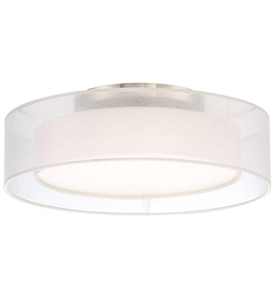 Modern Forms - FM-16818-BN - Metropolis 18" Semi-Flush