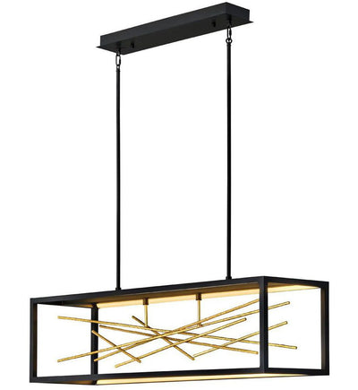 Fredrick Ramond - FR46406BLK - Styx 45" Chandelier
