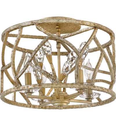 Fredrick Ramond - FR46801CPG - Eve 16" Semi-Flush