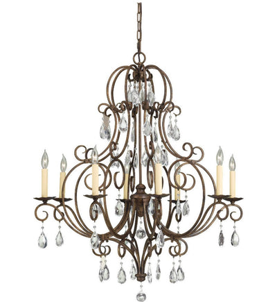 Generation Lighting - F2303/8MBZ - Chateau 32" Chandelier