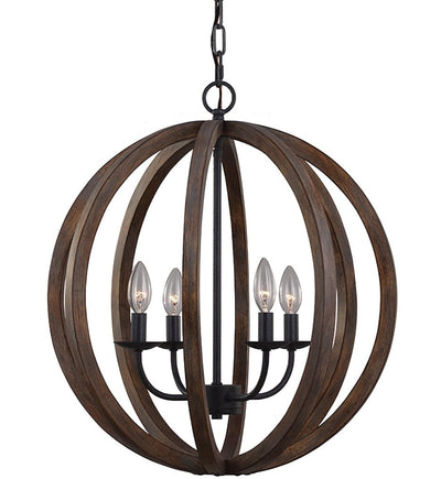 Visual Comfort Studio - F2935/4WOW/AF - Allier 20.5" Chandelier