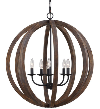 Visual Comfort Studio - F2936/5WOW/AF - Allier 26" Chandelier