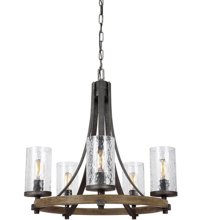 Visual Comfort Studio - F3133/5DWK/SGM - Angelo 24" Chandelier