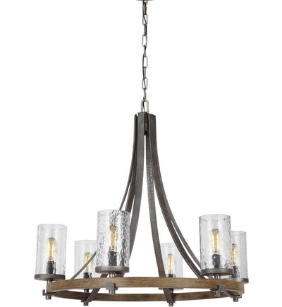 Visual Comfort Studio - F3134/6DWK/SGM - Angelo 30.5" Chandelier
