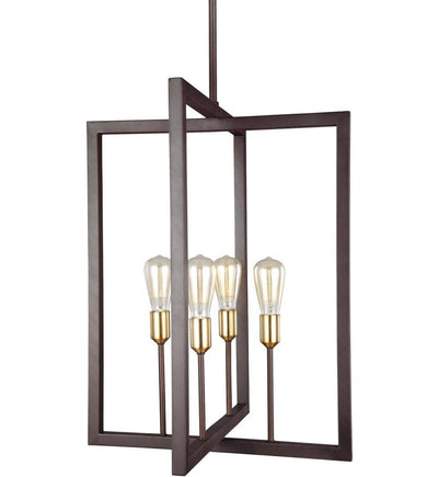 Visual Comfort Studio - F3146/4NWB - Finnegan 21" Chandelier