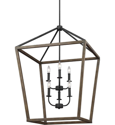 Visual Comfort Studio - F3192/6WOW/AF - Gannet 25.5" Chandelier
