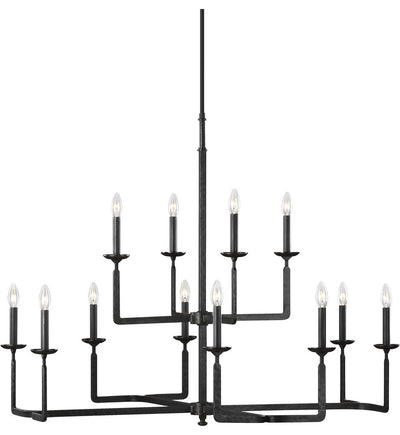 Generation Lighting - F3290/12AI - Ansley 44" Chandelier