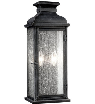 Visual Comfort Studio - Pediment 18.13" Outdoor Wall Sconce