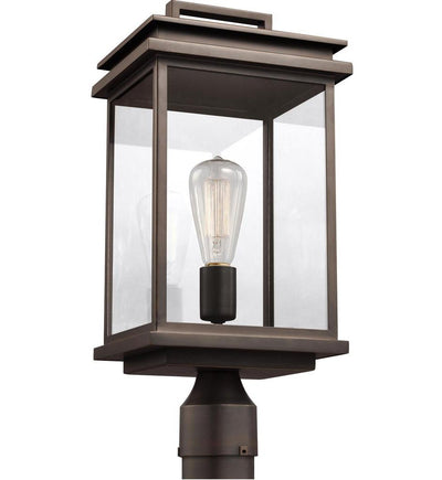 Visual Comfort Studio - OL13607ANBZ - Glenview 16.75" Outdoor Post Lantern