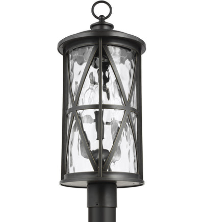 Generation Lighting - OL15207ANBZ - Millbrooke 3 Light Outdoor Post Lantern
