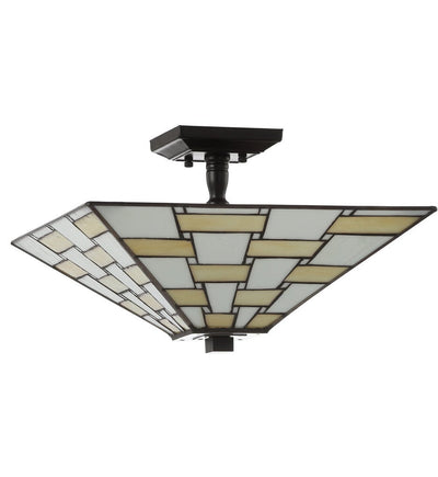 Jonathan Y - JYL8027A - Jason 15.75" Semi-Flush