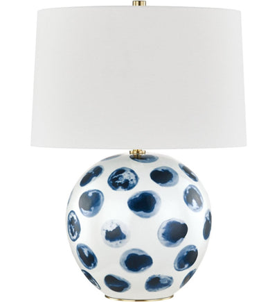 Hudson Valley - L1448-WH/BD - Blue Point 22" Table Lamp