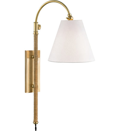 Hudson Valley - MDS501-AGB - Curves No.1 30.25" Wall Sconce
