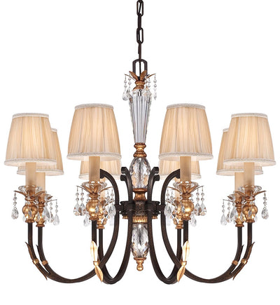 Metropolitan Lighting - N6648-258B - Bella Cristallo 35" Chandelier