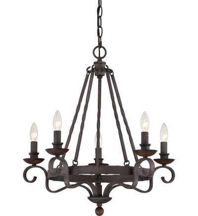 Quoizel - NBE5005RK - Noble 24" Chandelier