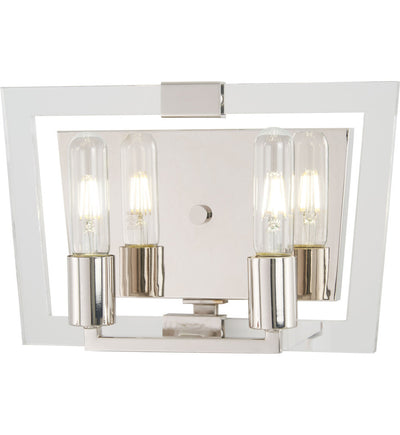 George Kovacs - P1372-613 - Crystal Chrome 13.25" Bath Vanity Light