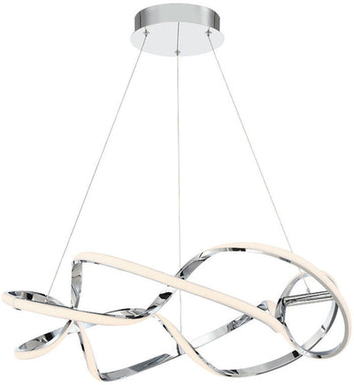 dweLED - PD-47828-CH - Interlace 28" Pendant
