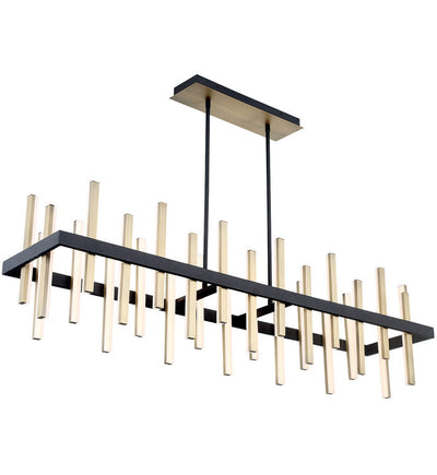 Modern Forms - PD-87956-BK/AB - Harmonix 56" Chandelier
