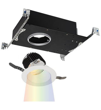 WAC Lighting - R3ARAT-FCC24-WT - Aether Color Changing Flood Beam Round Adjustable 3.5" Recessed Trim