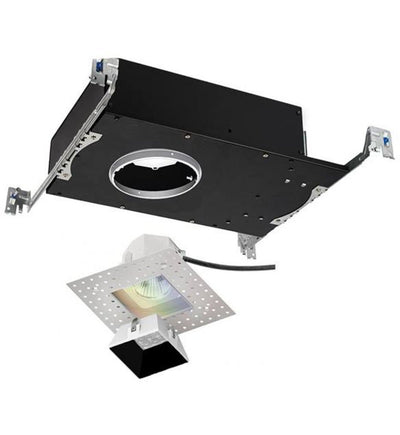 WAC Lighting - R3ASDL-FCC24-BK - Aether Color Changing Flood Beam Square Invisible 3.5" Recessed Trim